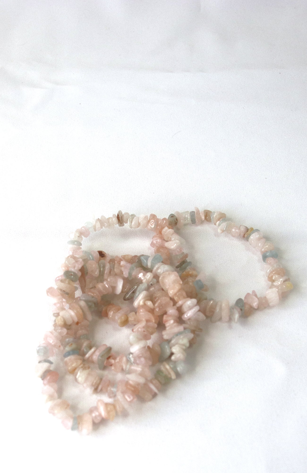 Morganite Chip Bracelet